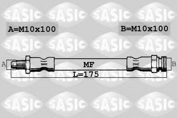 SASIC 6600021 Тормозной шланг