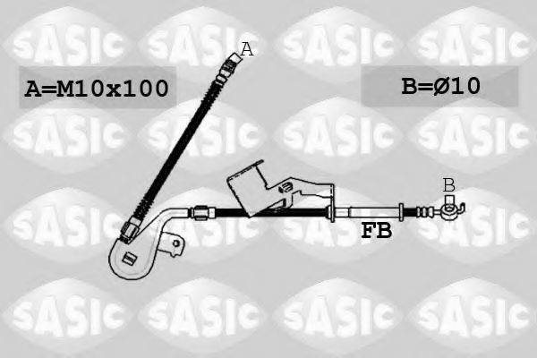 SASIC 6600029 Тормозной шланг