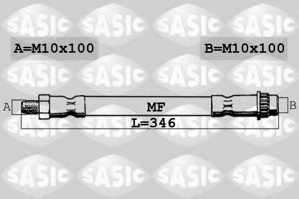 SASIC 6604003 Тормозной шланг