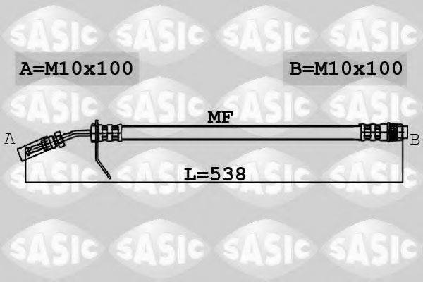 SASIC 6604009 Тормозной шланг