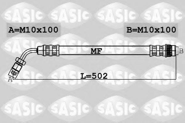 SASIC 6604017 Тормозной шланг