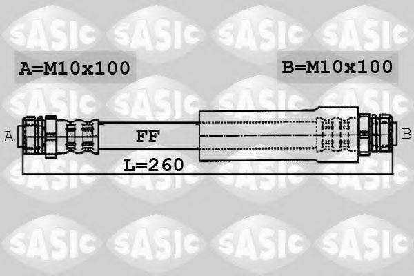 Тормозной шланг SASIC 6606009