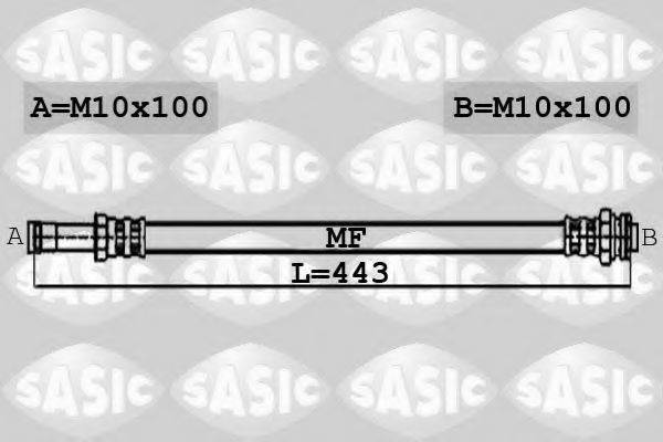 Тормозной шланг SASIC 6606011