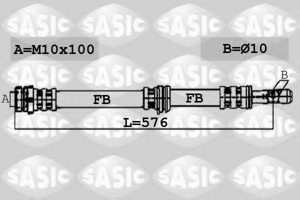 Тормозной шланг SASIC 6606064