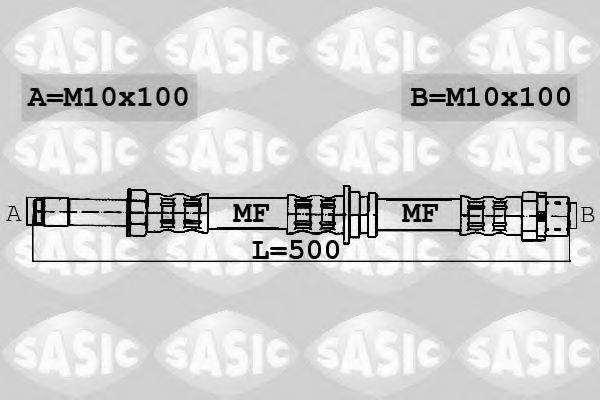 Тормозной шланг SASIC 6606068