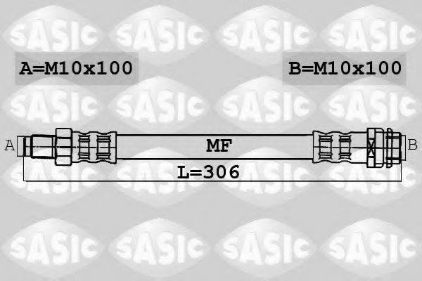 Тормозной шланг SASIC 6606073