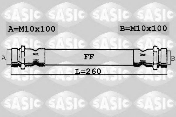 SASIC SBH0165 Тормозной шланг