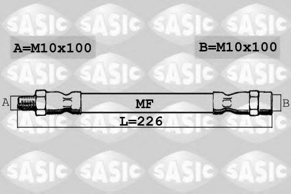 Тормозной шланг SASIC SBH6279