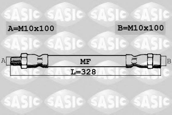 SASIC SBH6283 Тормозной шланг