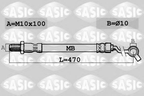 SASIC SBH6317 Тормозной шланг