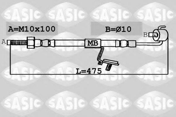 SASIC SBH6320 Тормозной шланг