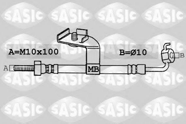 SASIC SBH6327 Тормозной шланг