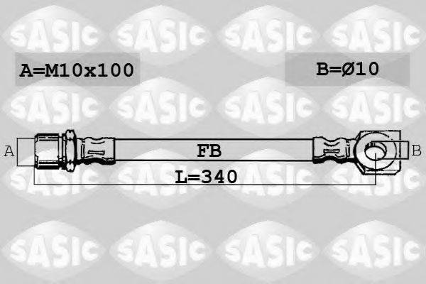 Тормозной шланг SASIC SBH6363