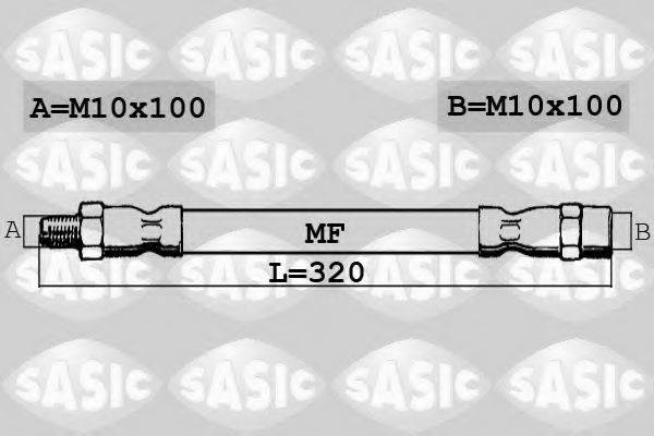 Тормозной шланг SASIC SBH6379