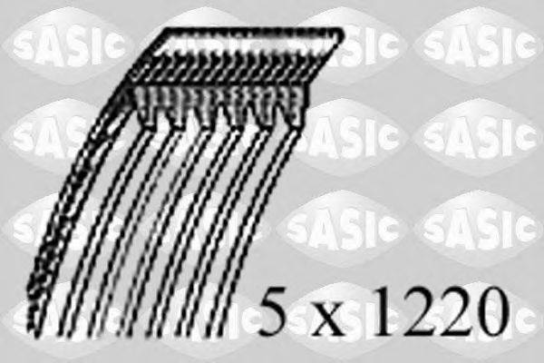 SASIC 1770056 Поликлиновой ремень