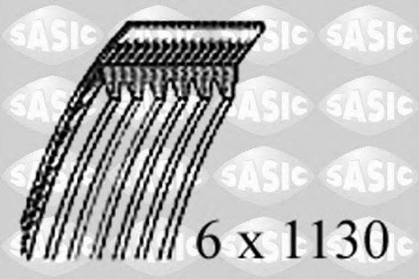 SASIC 1770096 Поликлиновой ремень