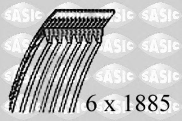Поликлиновой ремень SASIC 1770118