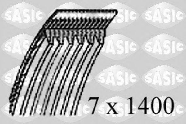 SASIC 1776096 Поликлиновой ремень