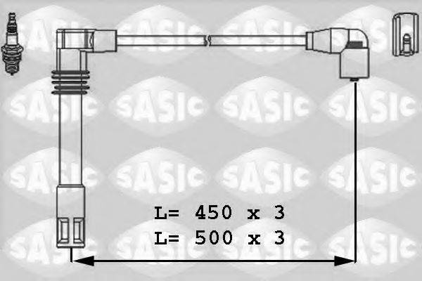 Комплект проводов зажигания SASIC 9286025
