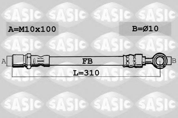Тормозной шланг SASIC 6606108