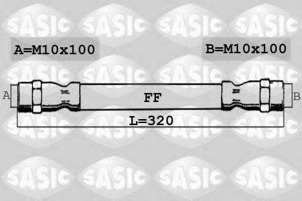 SASIC 6606180 Тормозной шланг