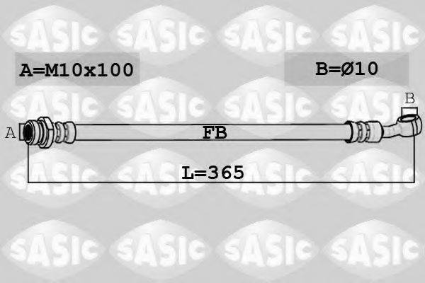 SASIC 6606231 Тормозной шланг