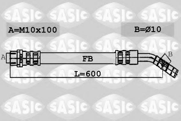 SASIC 6606093 Тормозной шланг