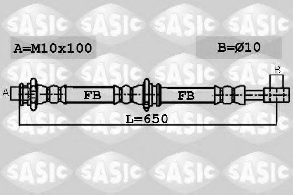 SASIC 6606252 Тормозной шланг