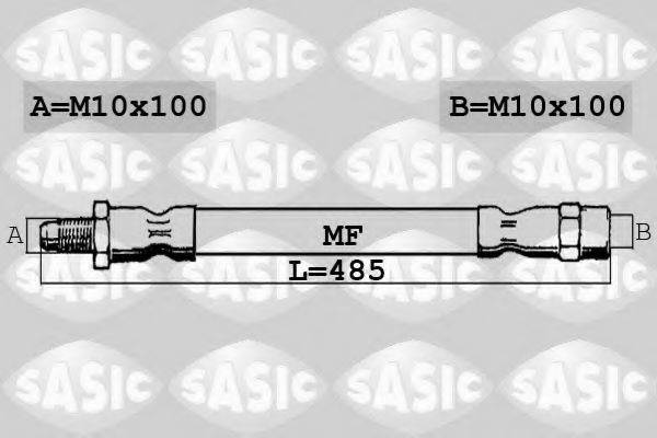 Тормозной шланг SASIC 6606261