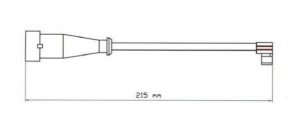 BERAL UAI177 Сигнализатор, износ тормозных колодок