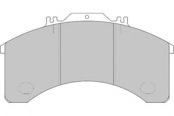 Комплект тормозных колодок, дисковый тормоз ABEX G6502