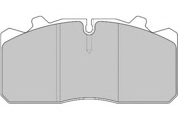 Комплект тормозных колодок, дисковый тормоз ABEX G6812