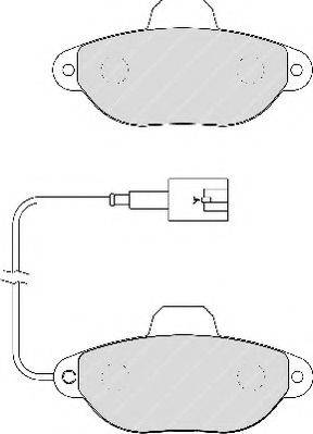 Комплект тормозных колодок, дисковый тормоз DURON DBP231944