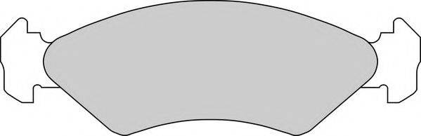 Комплект тормозных колодок, дисковый тормоз DURON DBP240589