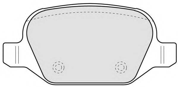 Комплект тормозных колодок, дисковый тормоз DURON DBP231349