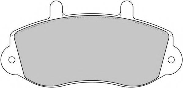 Комплект тормозных колодок, дисковый тормоз DURON DBP251292