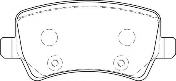 DURON DBP241918 Комплект тормозных колодок, дисковый тормоз