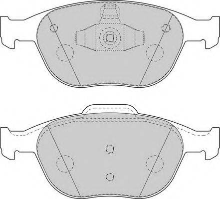 DURON DBP241568 Комплект тормозных колодок, дисковый тормоз