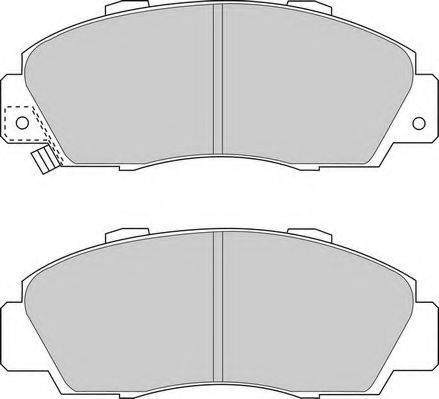 Комплект тормозных колодок, дисковый тормоз DURON DBP260905