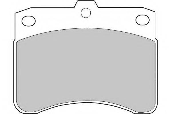 Комплект тормозных колодок, дисковый тормоз DURON DBP200549