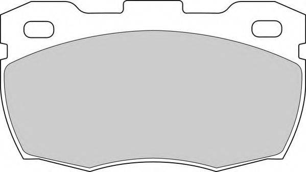 DURON DBP200871 Комплект тормозных колодок, дисковый тормоз