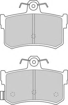 Комплект тормозных колодок, дисковый тормоз DURON DBP200917