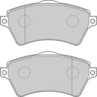 DURON DBP201473 Комплект тормозных колодок, дисковый тормоз