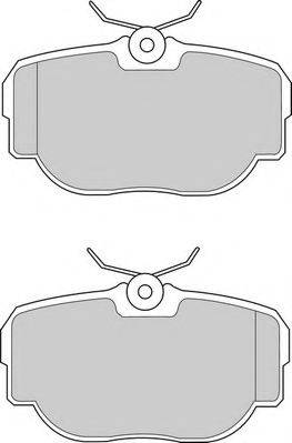 DURON DBP200981 Комплект тормозных колодок, дисковый тормоз