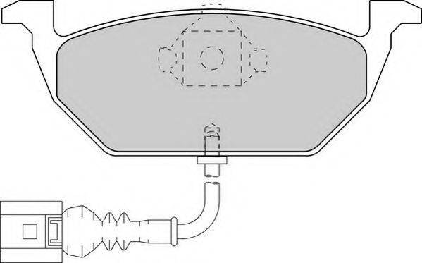 Комплект тормозных колодок, дисковый тормоз DURON DBP391398
