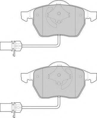 Комплект тормозных колодок, дисковый тормоз DURON DBP391323