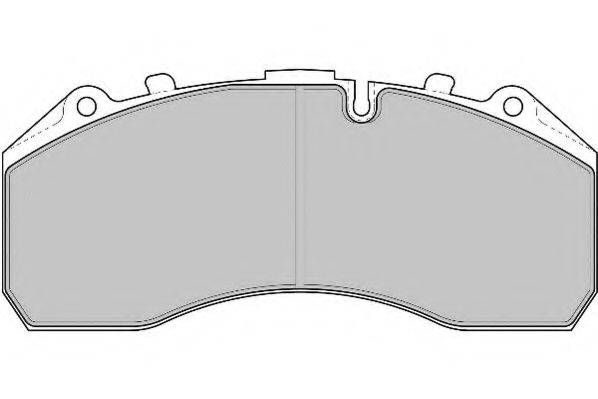 Комплект тормозных колодок, дисковый тормоз DURON DCV1313