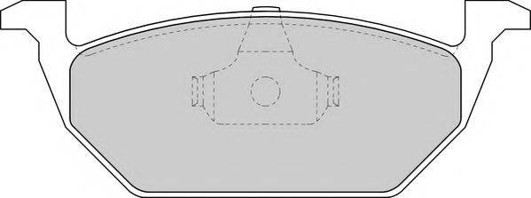 Комплект тормозных колодок, дисковый тормоз DURON DBP391094