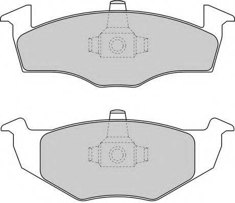 Комплект тормозных колодок, дисковый тормоз DURON DBP391288
