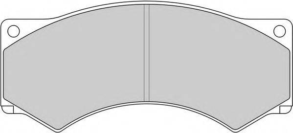 Комплект тормозных колодок, дисковый тормоз DURON DCV376